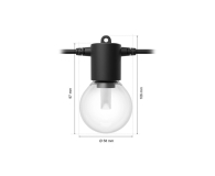 Philips Hue Festavia girlanda ogrodowa 14m 20 żarówek - 1490254 - zdjęcie 6